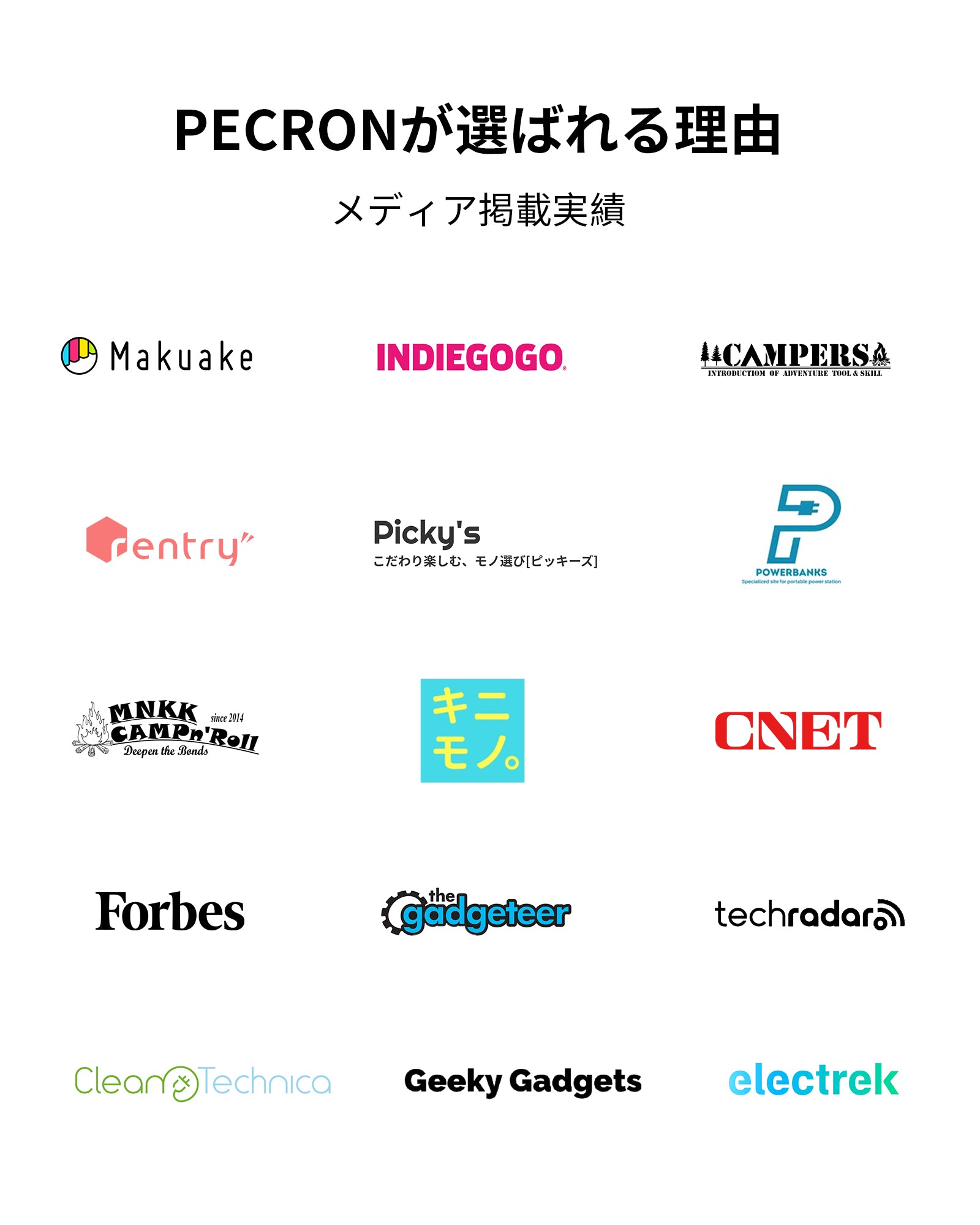 PECRONポータブル電源一覧